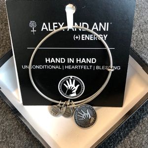 New with Tags Alex and Ani Hand in Hand Bracelet